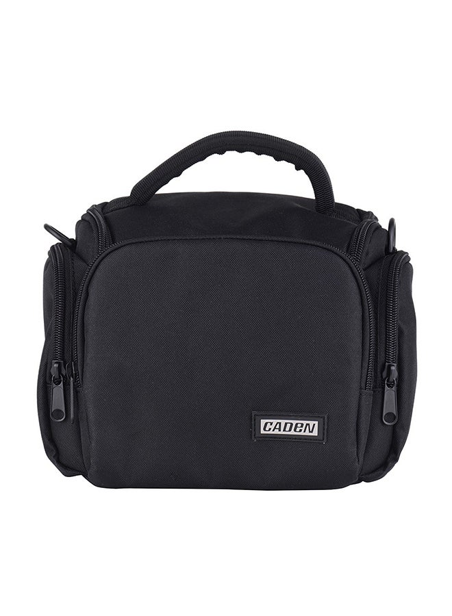 Zippered Padded Camera Bag Black - Image 1